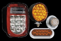 LED clearance, marker, and stop-turn-tail lights